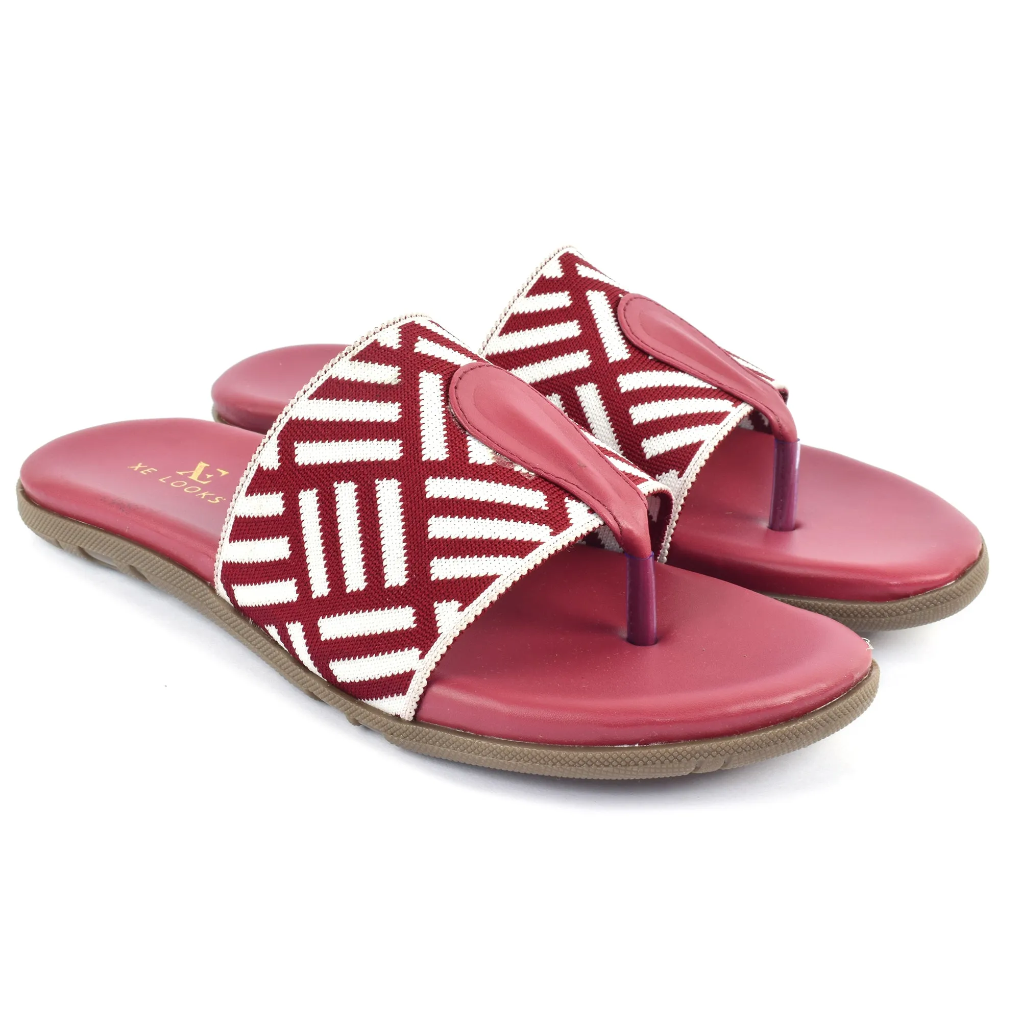Stylish Pattern Design Soft & Comfortable Arba Flat Slippers