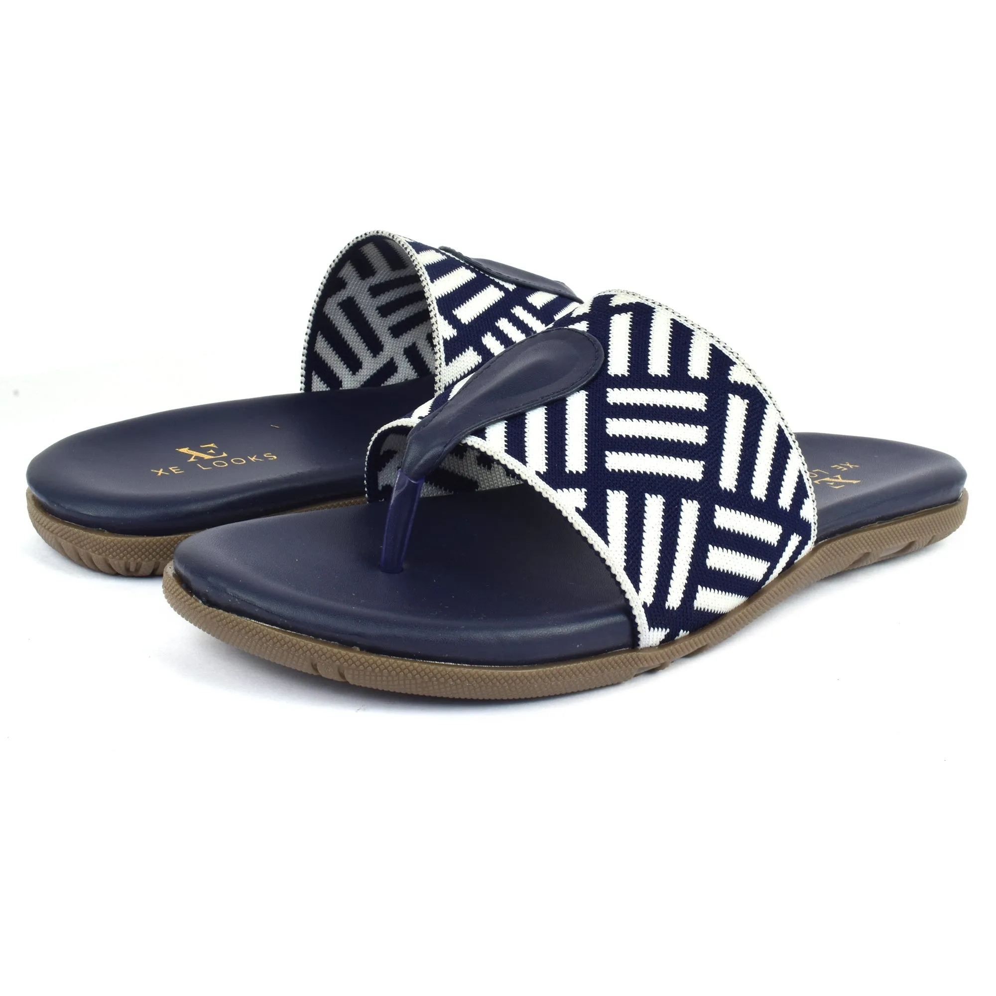 Stylish Pattern Design Soft & Comfortable Arba Flat Slippers