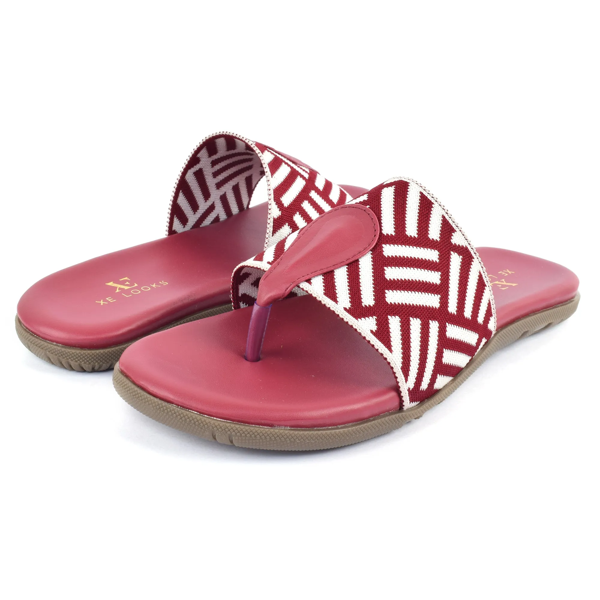 Stylish Pattern Design Soft & Comfortable Arba Flat Slippers