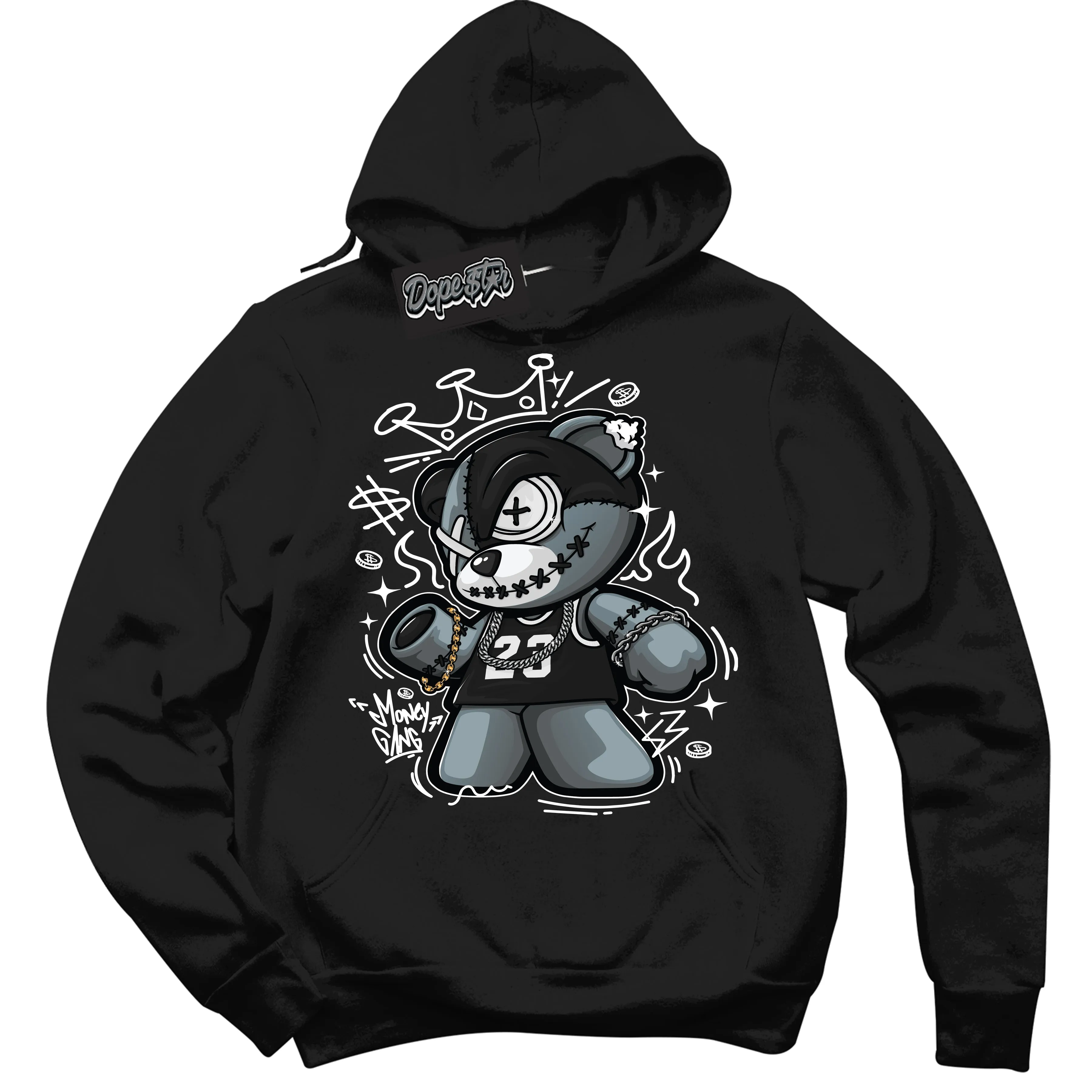 Suede Panda Dunk Sneaker Hoodie Money Gang Bear Graphic