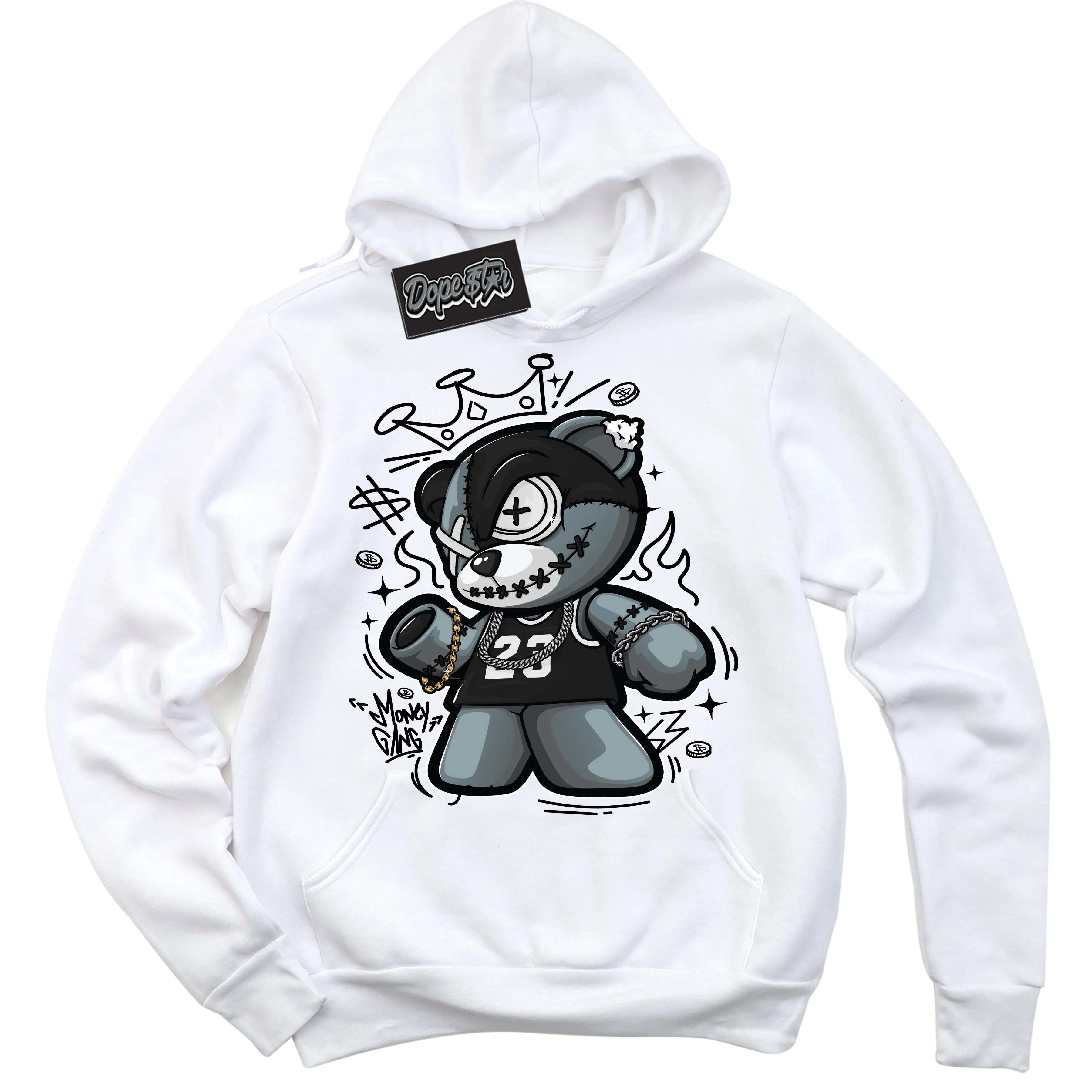 Suede Panda Dunk Sneaker Hoodie Money Gang Bear Graphic