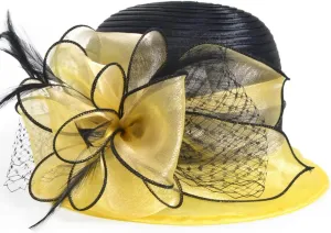 Sweet Cute Cloche Oaks Church Dress Bowler Derby Wedding Hat Party S606-A