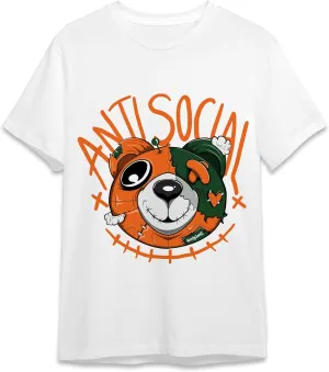 T-Shirt Unisex Matching AJ Dunk Low Miami (Anti Social Head BER)