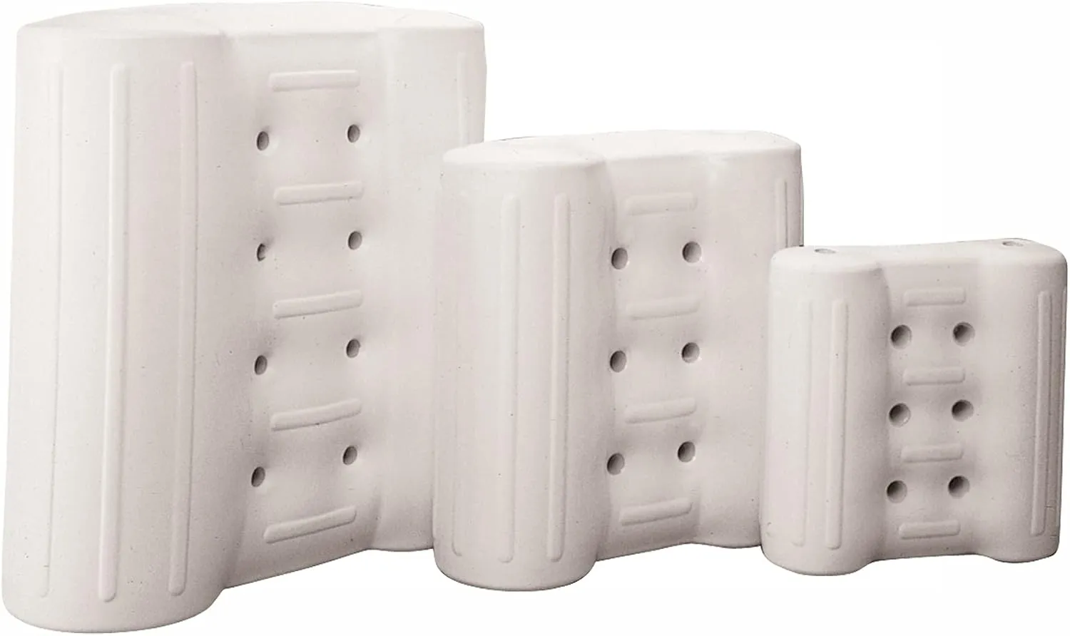 Taylor Made Products 46090 Boat Fender Flat Rafting Cushions, White, 15 x 15 x 6-1/2 inch