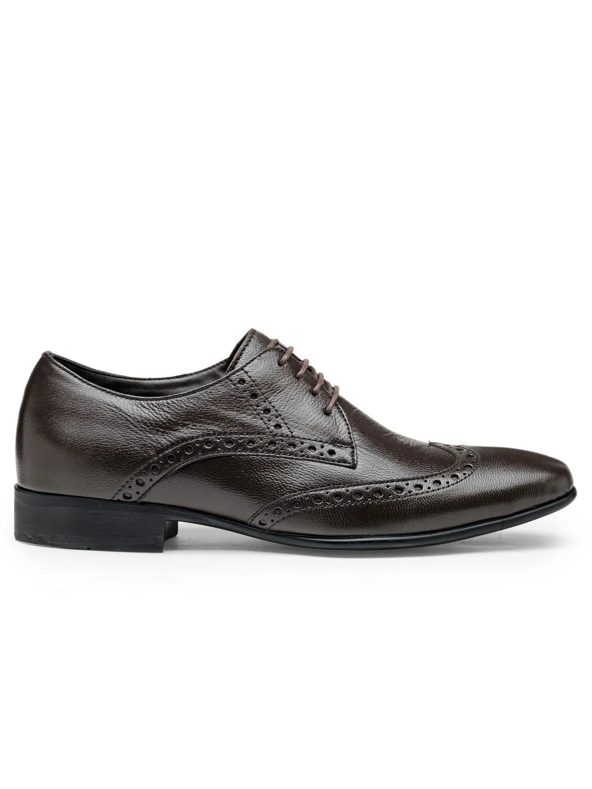 Teakwood Leather Men's Brown Derby Shoes