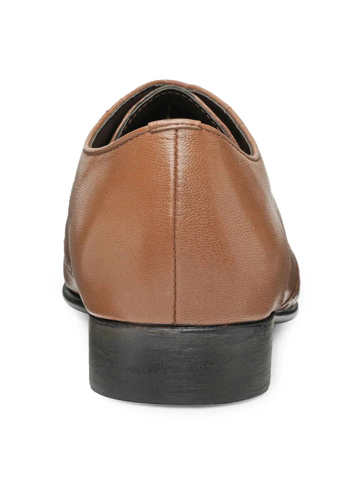 Teakwood Leather Men's Tan Derby Shoes