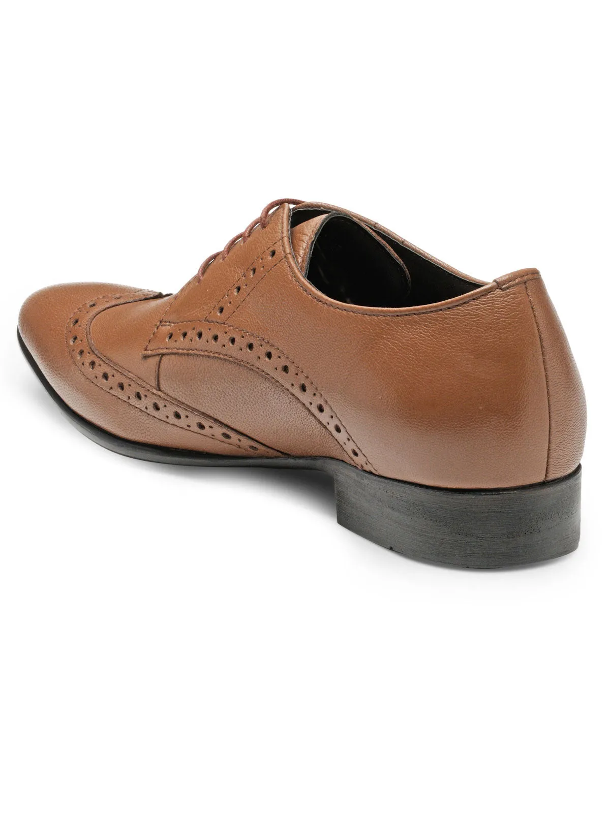 Teakwood Leather Men's Tan Derby Shoes