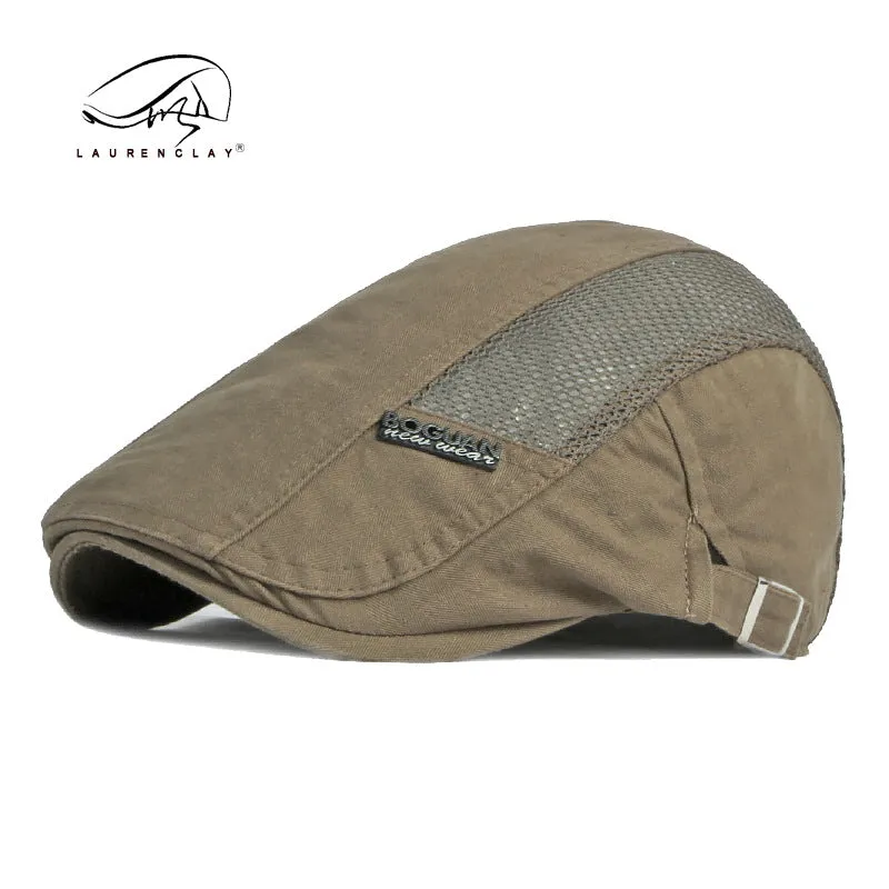 Thin Breathable British Vintage Cotton Beret