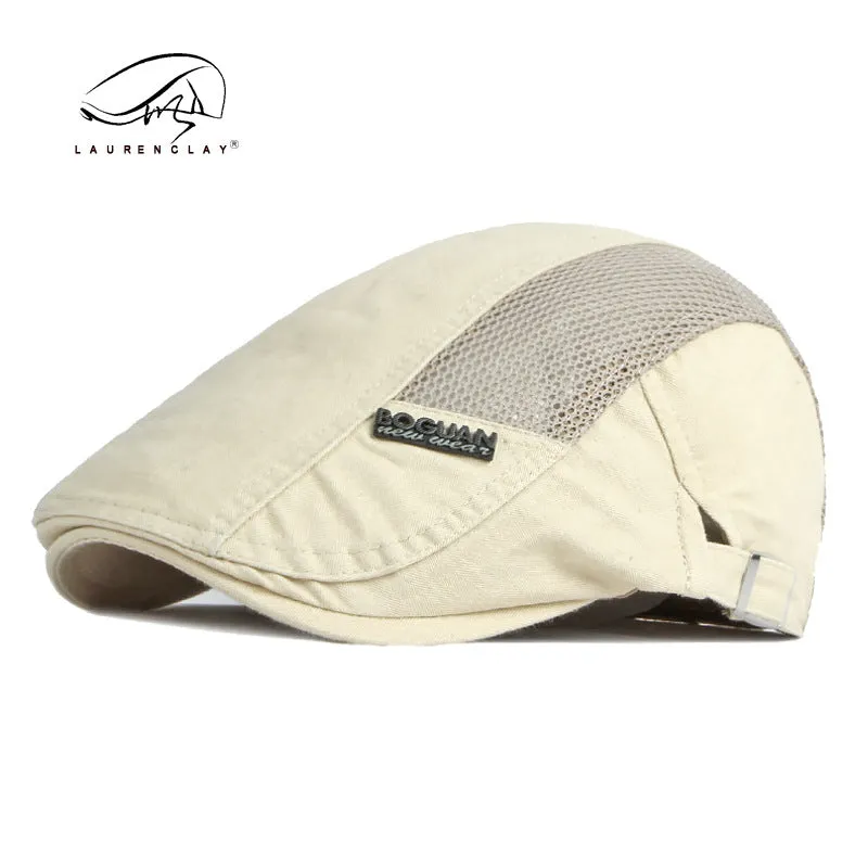 Thin Breathable British Vintage Cotton Beret