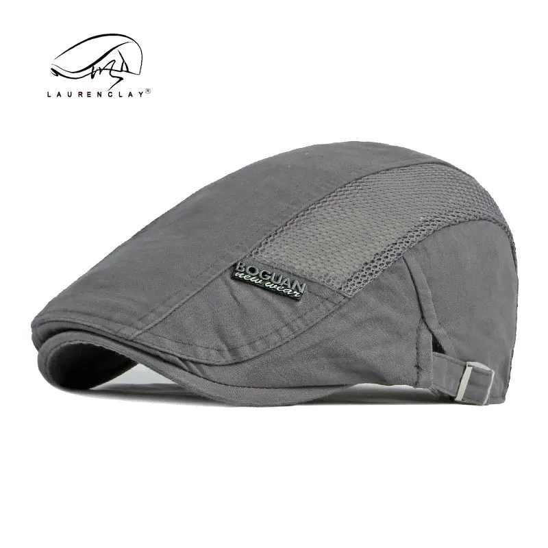 Thin Breathable British Vintage Cotton Beret