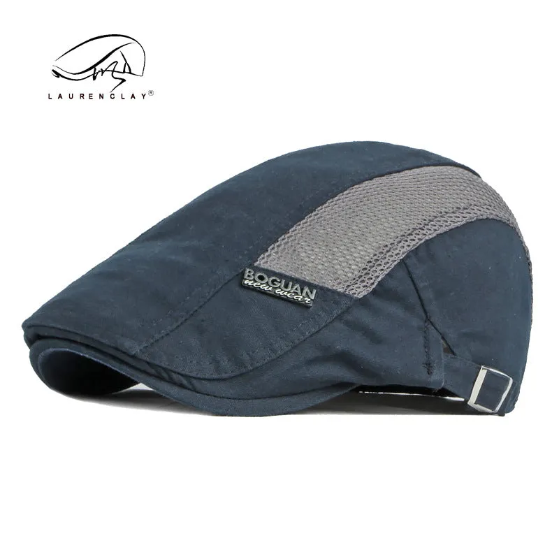 Thin Breathable British Vintage Cotton Beret