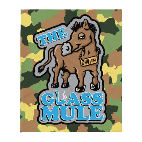 Throw Blanket - The Glass Mule Camo