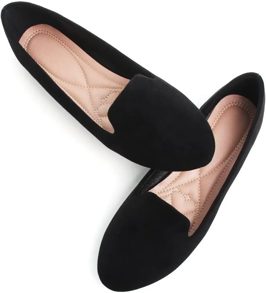 TN TANGNEST Slduv7 Women's Fashion Ballet Flats Pointed Comfortable Slip on Flat Dress Shoes