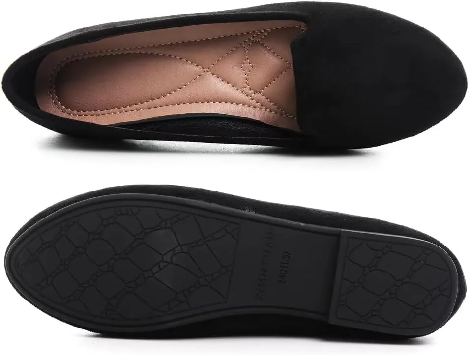 TN TANGNEST Slduv7 Women's Fashion Ballet Flats Pointed Comfortable Slip on Flat Dress Shoes
