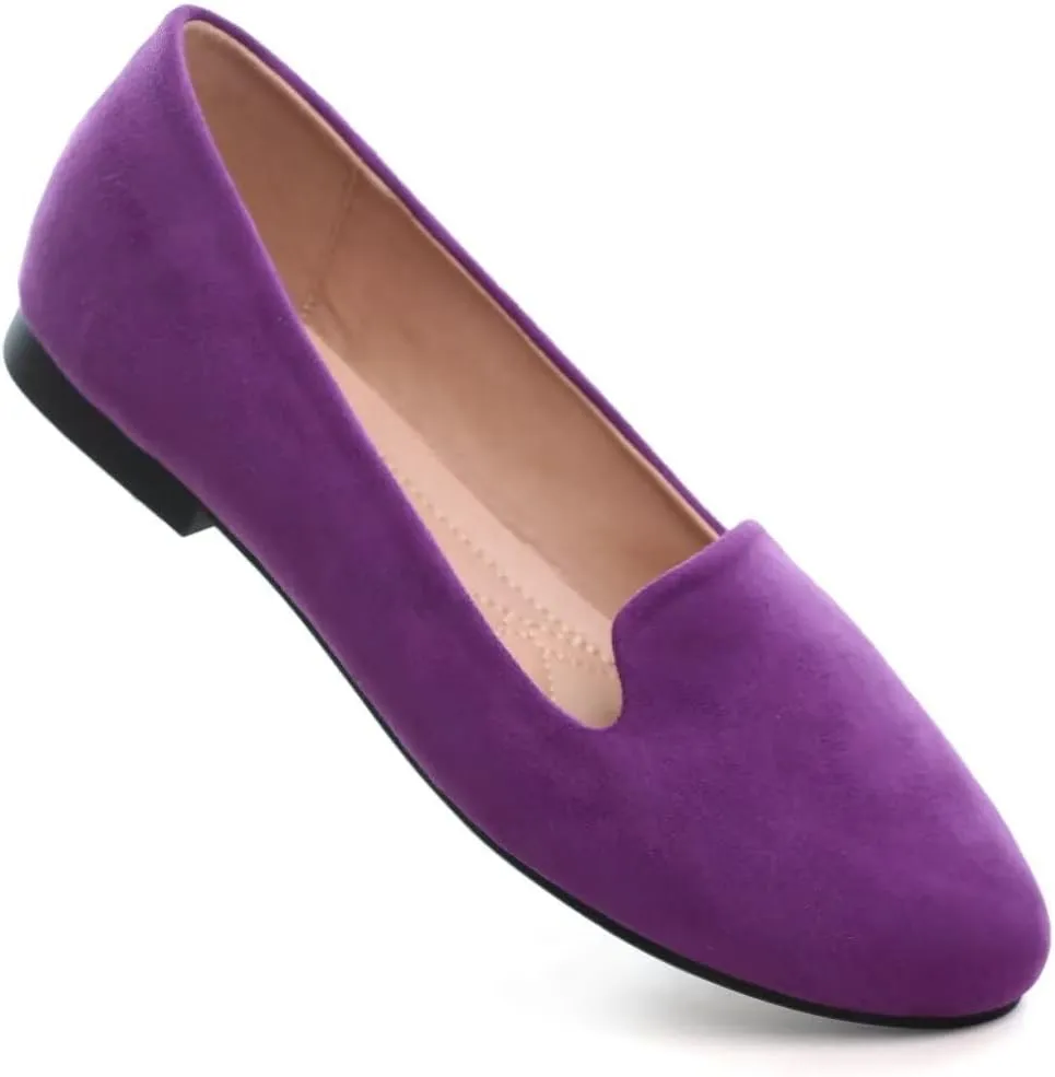 TN TANGNEST Slduv7 Women's Fashion Ballet Flats Pointed Comfortable Slip on Flat Dress Shoes