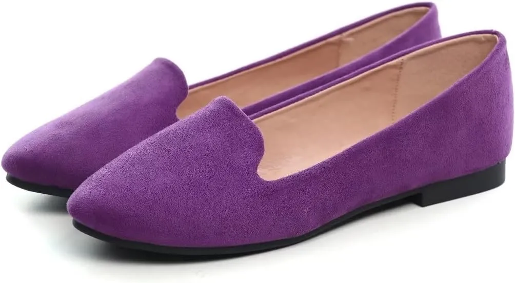 TN TANGNEST Slduv7 Women's Fashion Ballet Flats Pointed Comfortable Slip on Flat Dress Shoes