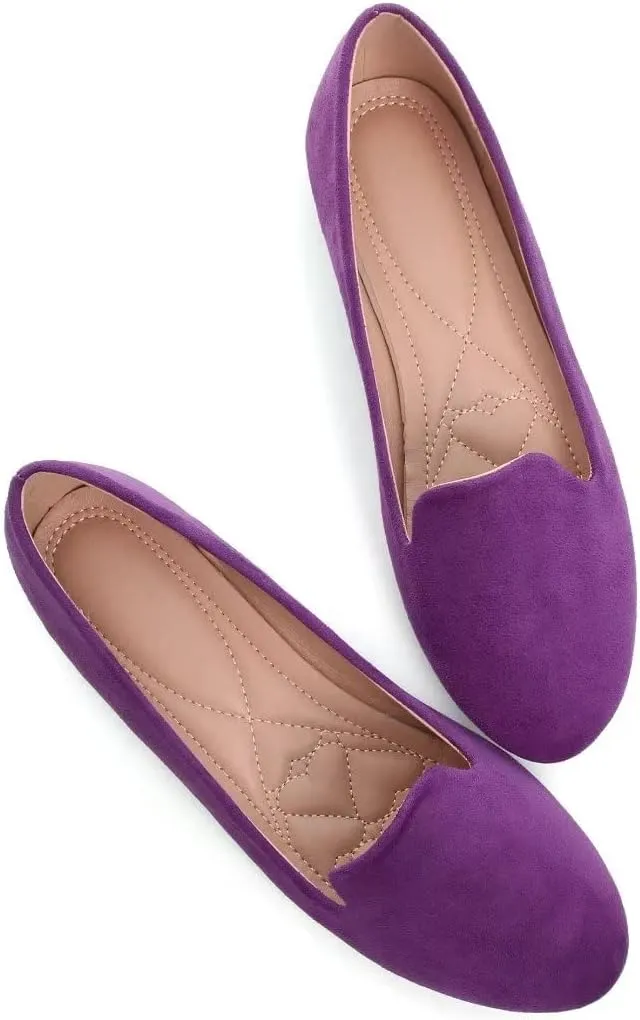 TN TANGNEST Slduv7 Women's Fashion Ballet Flats Pointed Comfortable Slip on Flat Dress Shoes