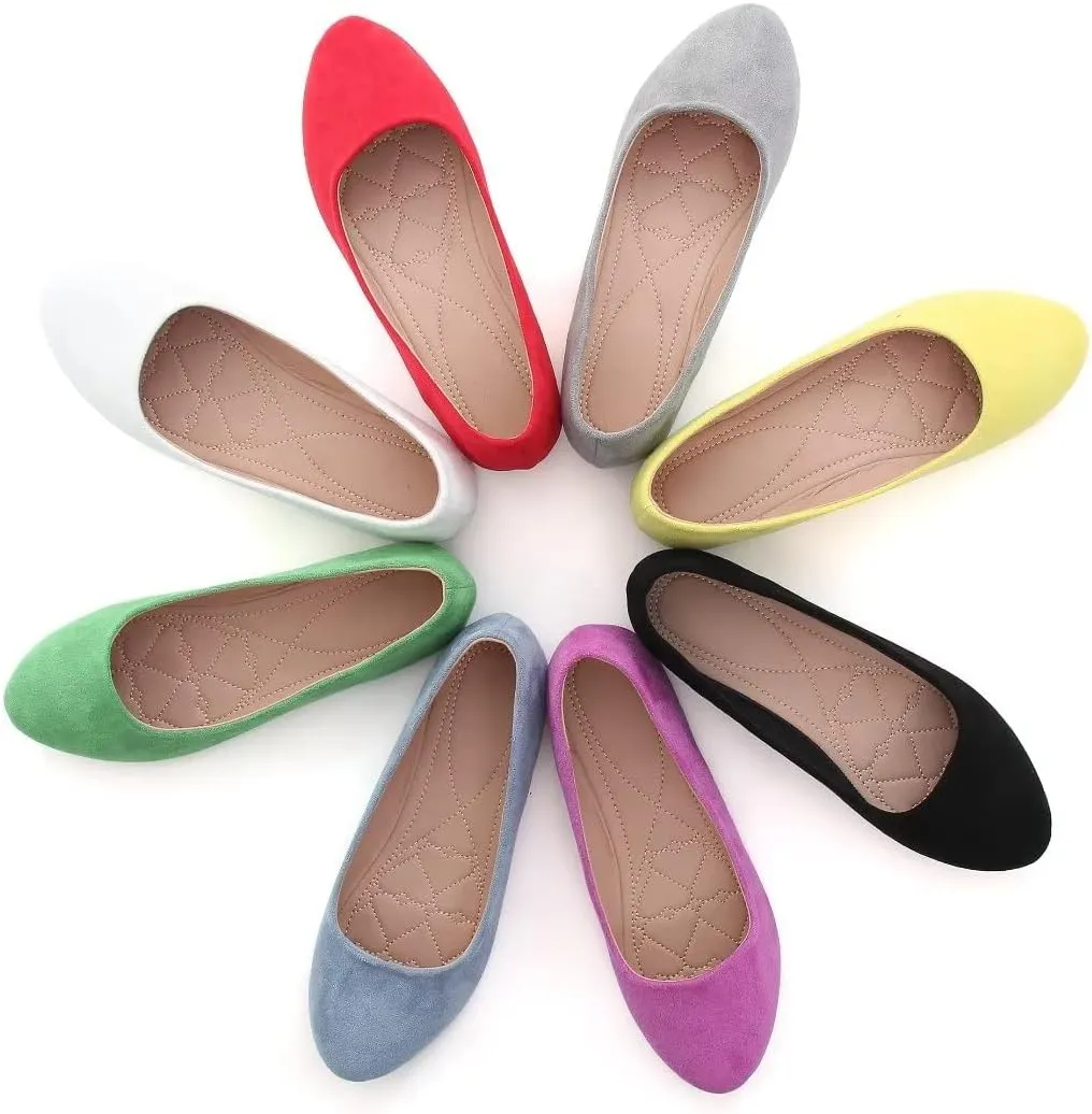 TN TANGNEST Women Pointed Toe Flats Comfortable Flat Ballet Shoes