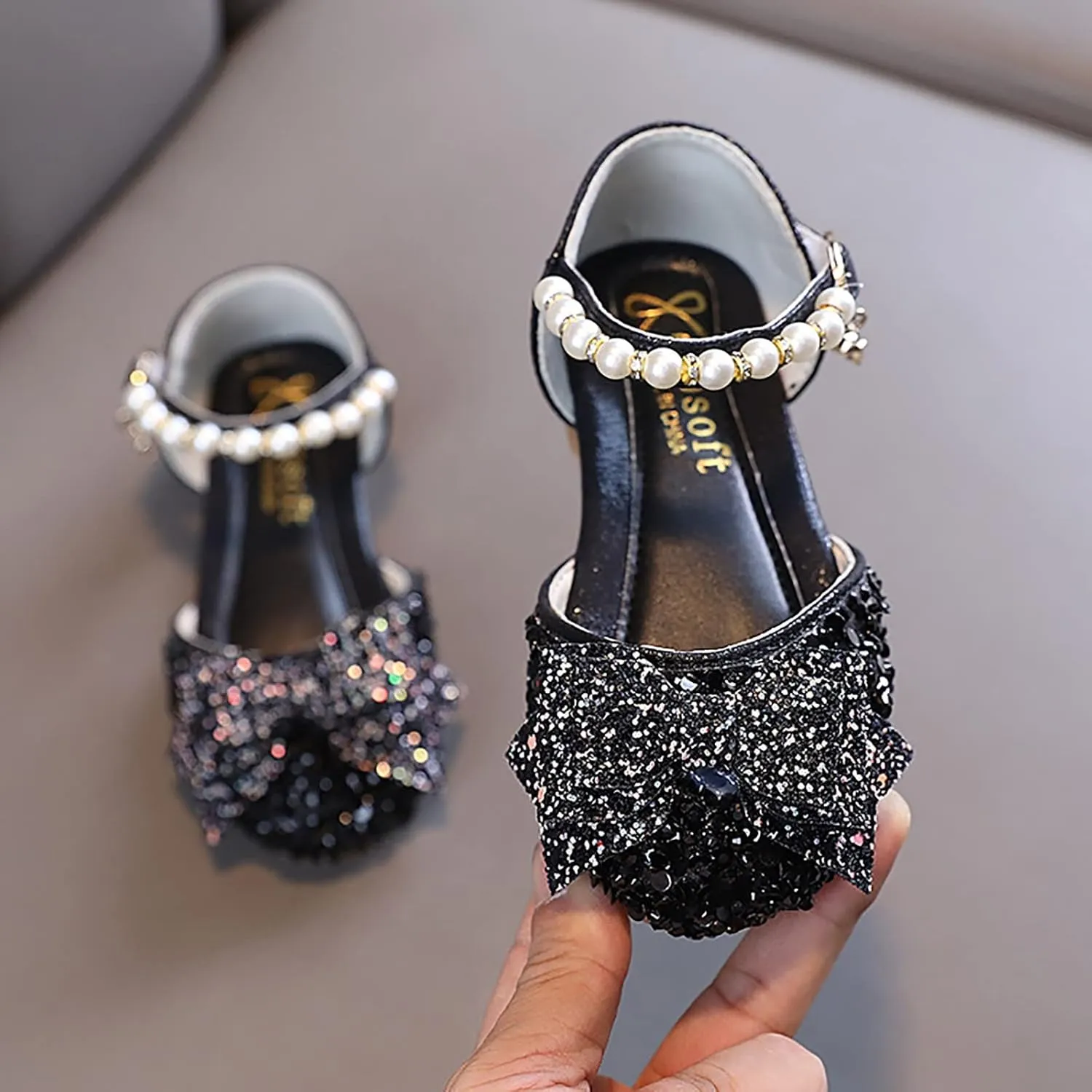 Toddler Pool Shoes Toddler Baby Casual Princess Dress Shoes Comfortable Flat Outdoor Girl Big Girls Ballet Slippers