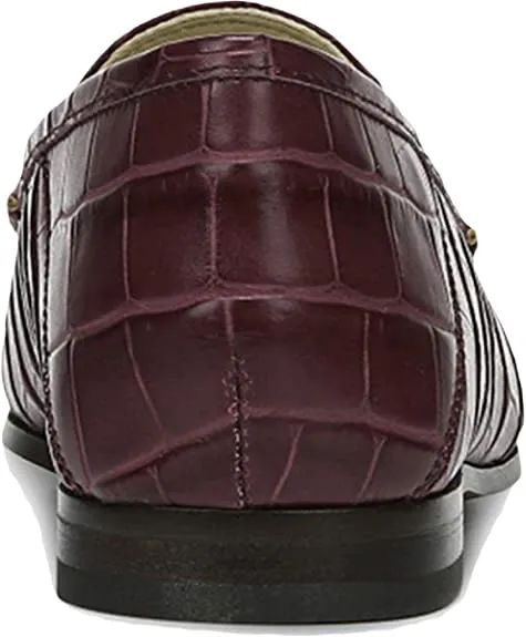 Top selection Don't miss it Stacked Almond On Edelman Heel Berry Toe Fashion Slip Sam Loafers Loraine