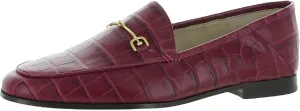 Top selection Don't miss it Stacked Almond On Edelman Heel Berry Toe Fashion Slip Sam Loafers Loraine