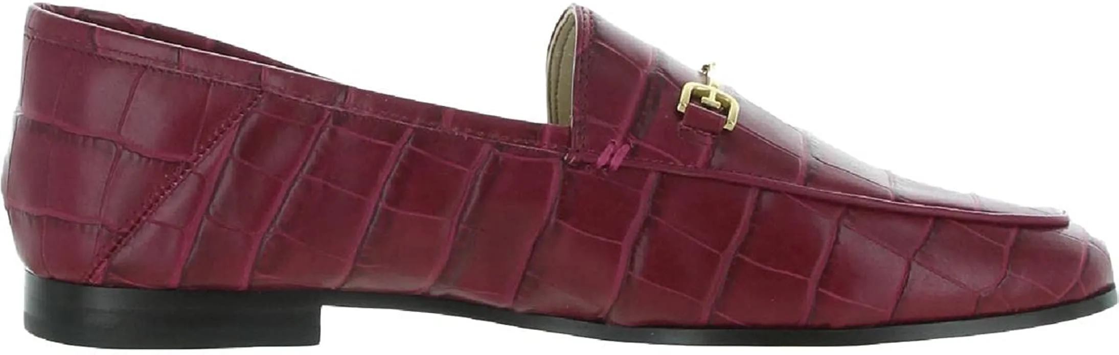 Top selection Don't miss it Stacked Almond On Edelman Heel Berry Toe Fashion Slip Sam Loafers Loraine