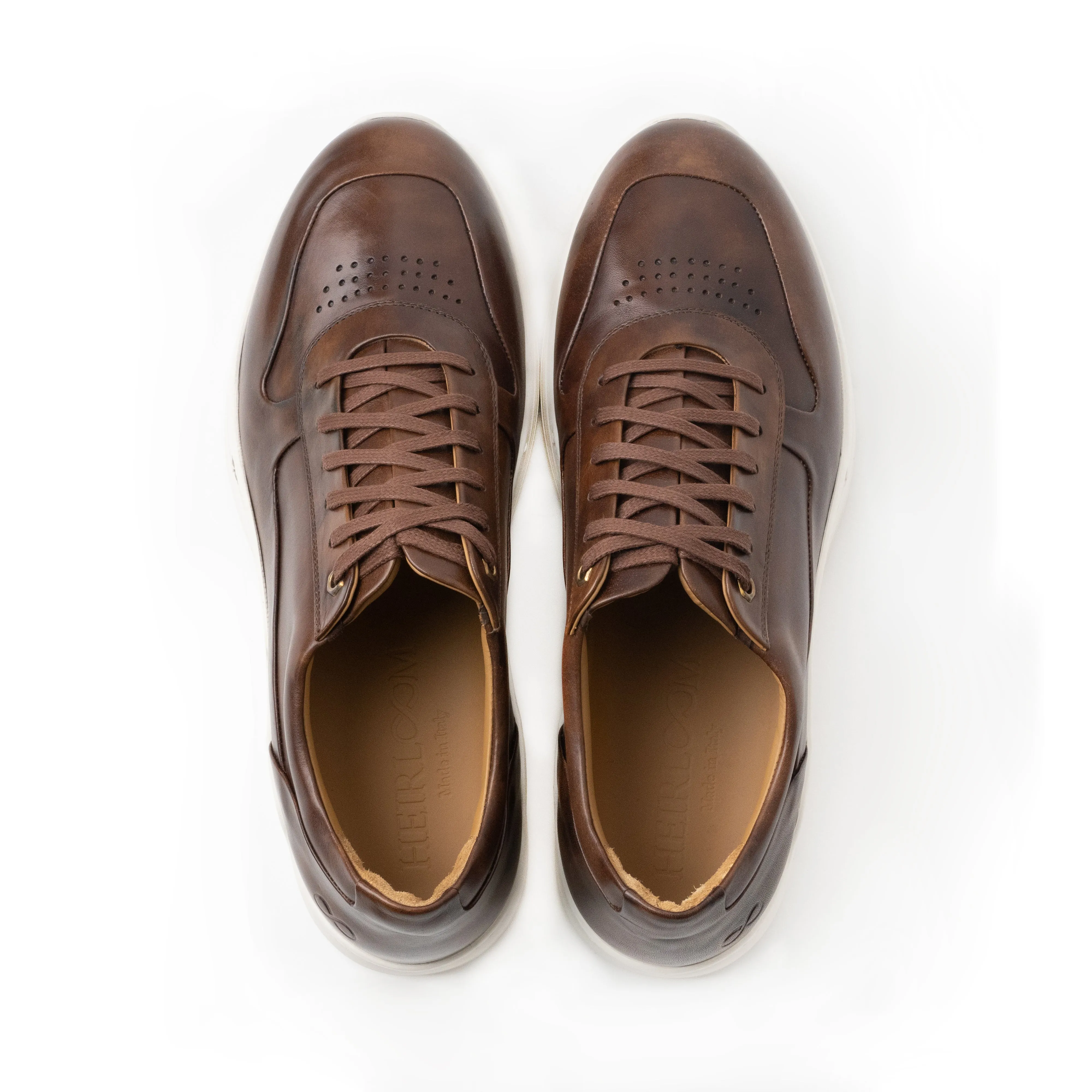 Trainer Sneaker in Chelmer Museum Calf Leather
