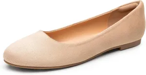 Trary Flats for Women Dressy Comfortable, Ballet Flat,Black Nude Flats Shoes