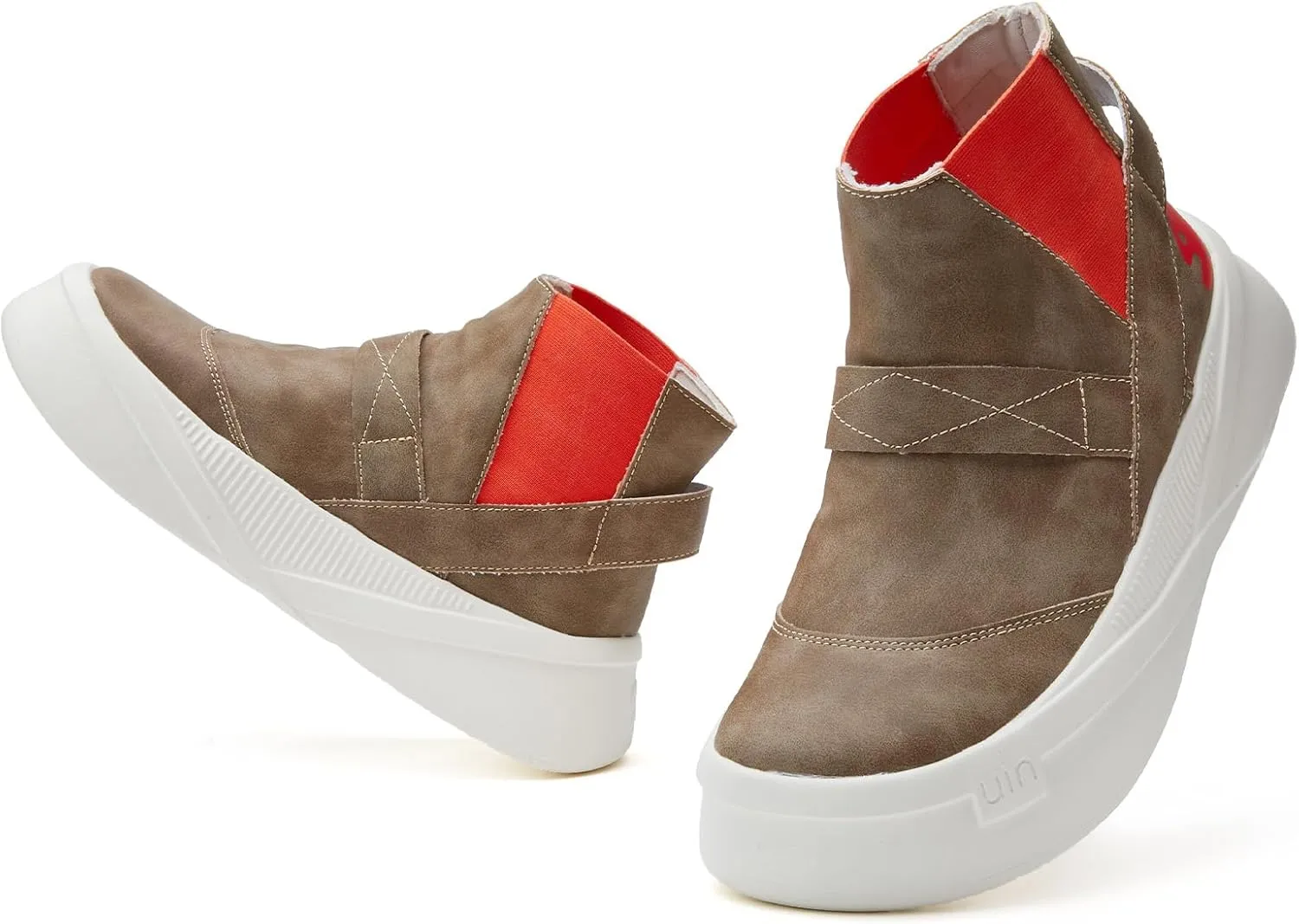 UIN Women's Platform Fashion Sneaker Comfortable Casual Art Travel Shoes Victoria
