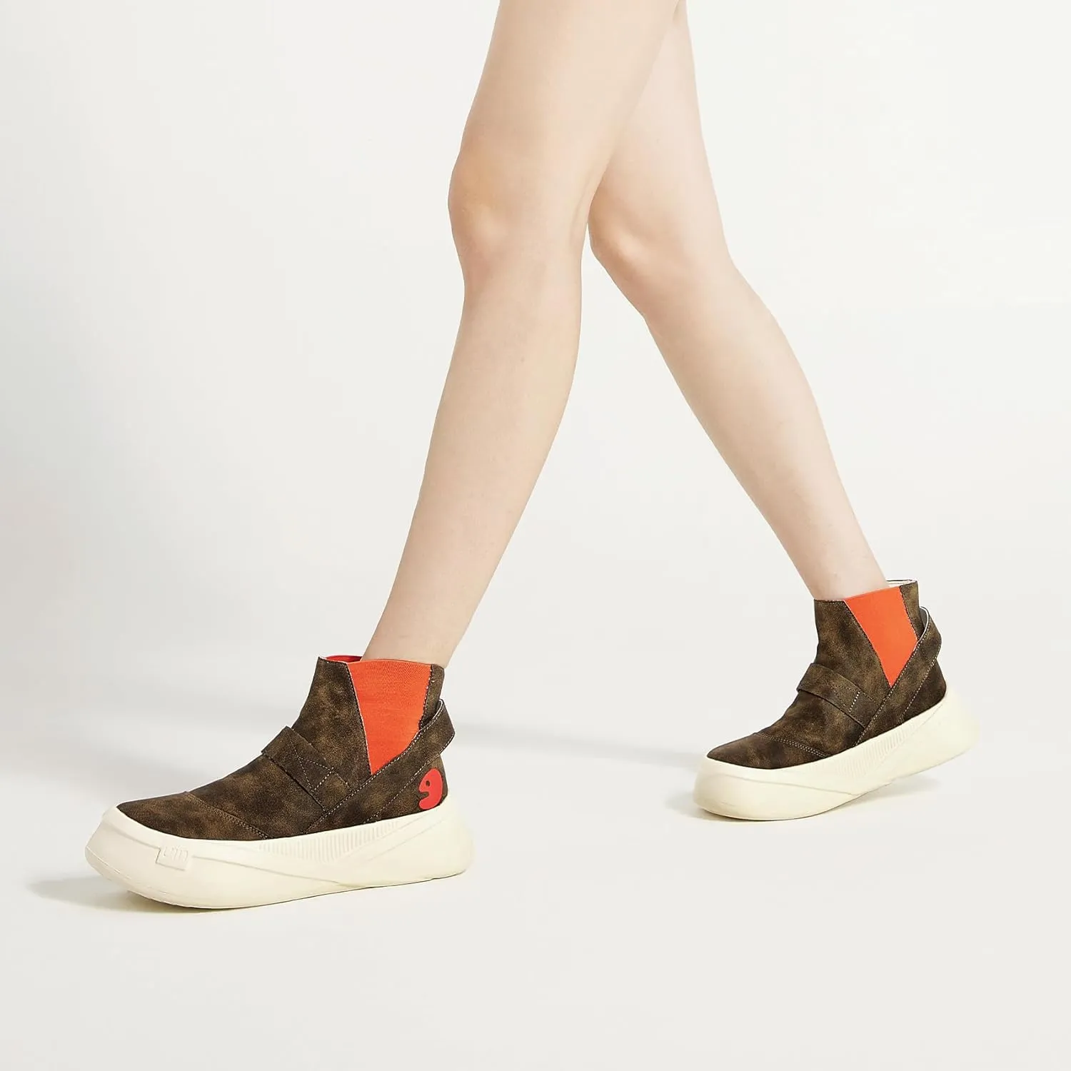 UIN Women's Platform Fashion Sneaker Comfortable Casual Art Travel Shoes Victoria