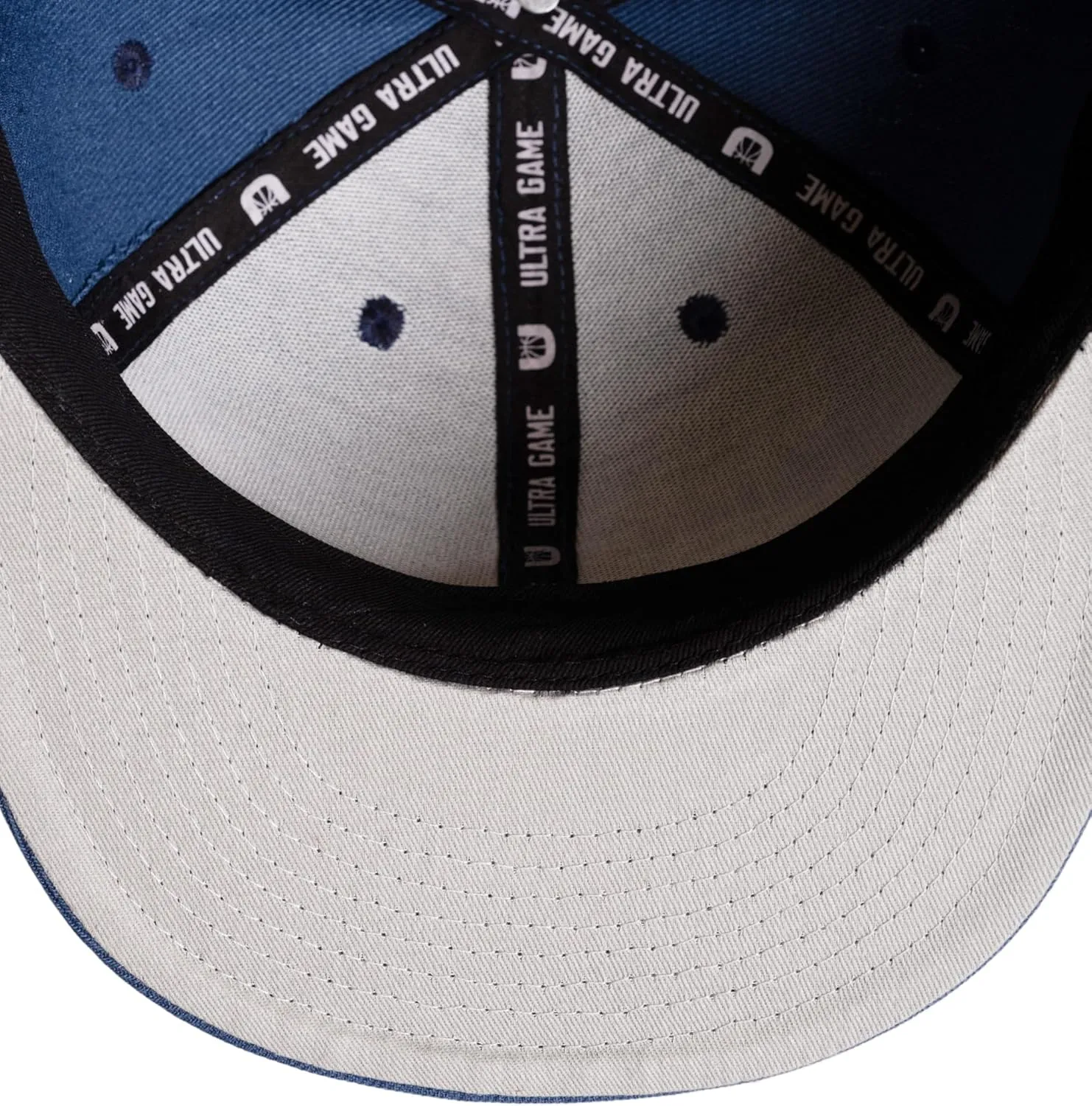 Ultra Game Men's NBA Official Snap Back 3D Embroidered Team Logo Baseball Cap Hat