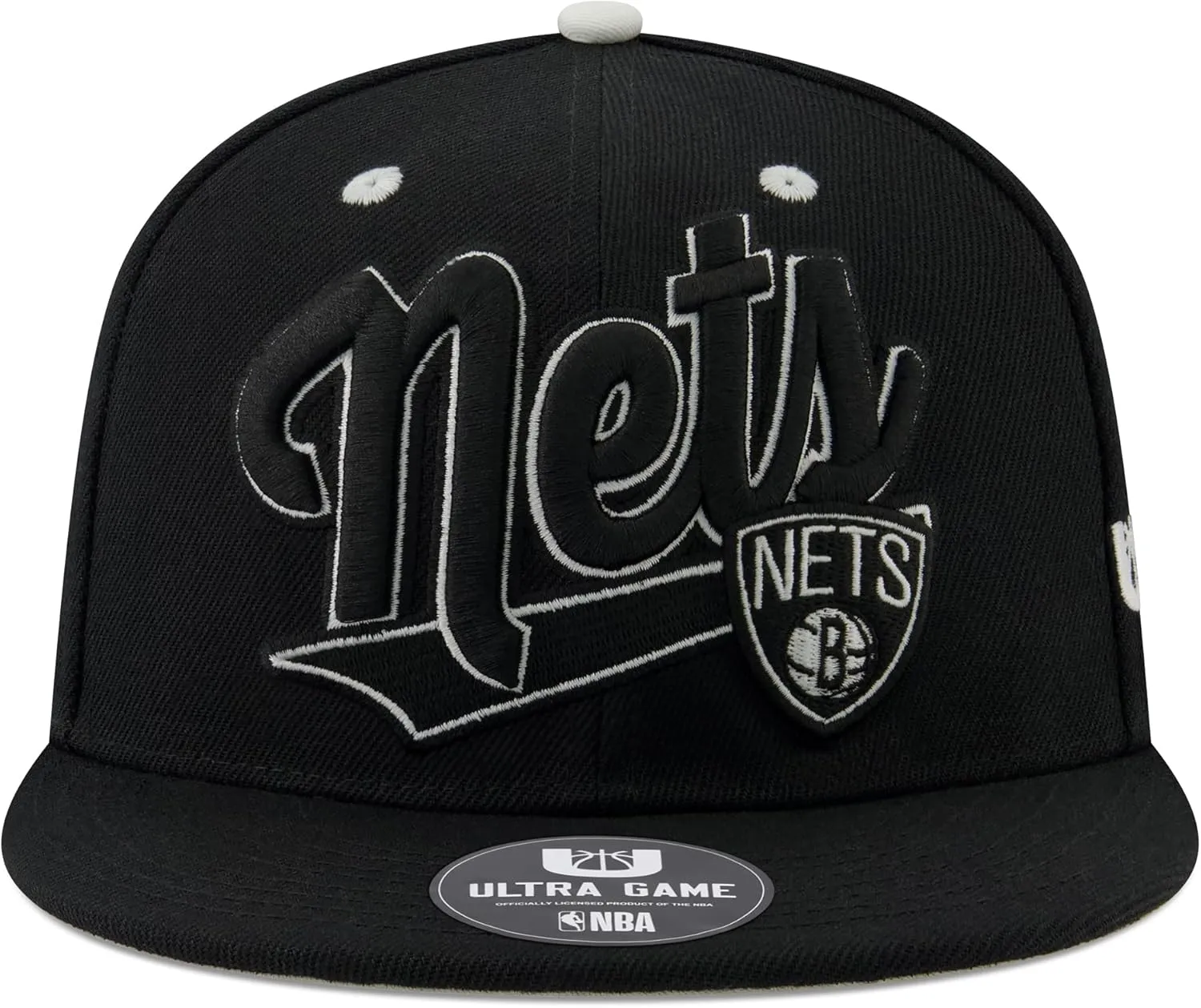 Ultra Game Youth NBA Official 8-20 Snap Back 3D Embroidered Team Logo Baseball Cap Hat