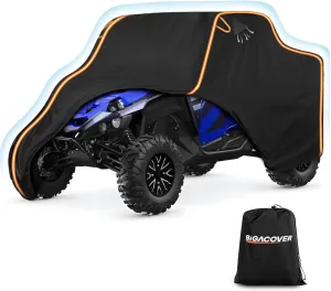 UTV Cover 4-6 Seater for Can-Am Defender/Polaris RZR/Yamaha YXZ/Kawasaki/Mule Teryx Large 159" x 68" x 77" UTV Cover Windproof Heavy Duty Waterproof Protection