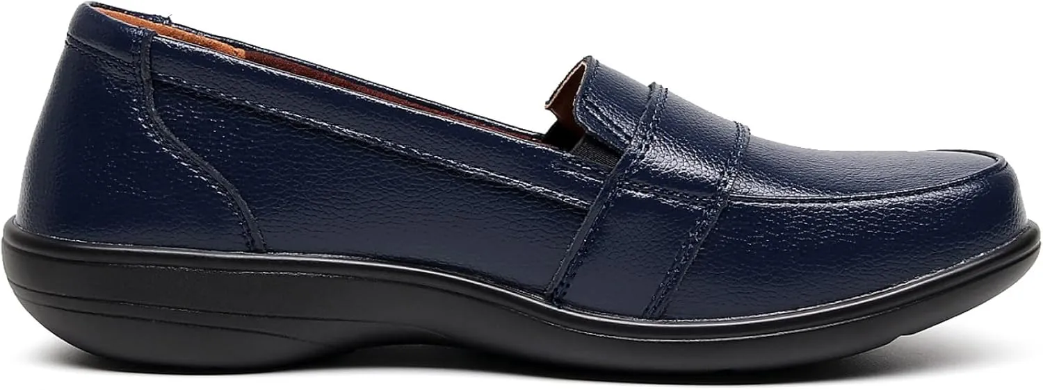 VenusCelia Women's Band Walking Flat Loafer