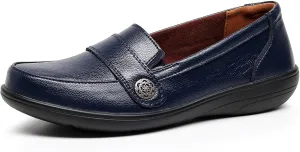 VenusCelia Women's Band Walking Flat Loafer