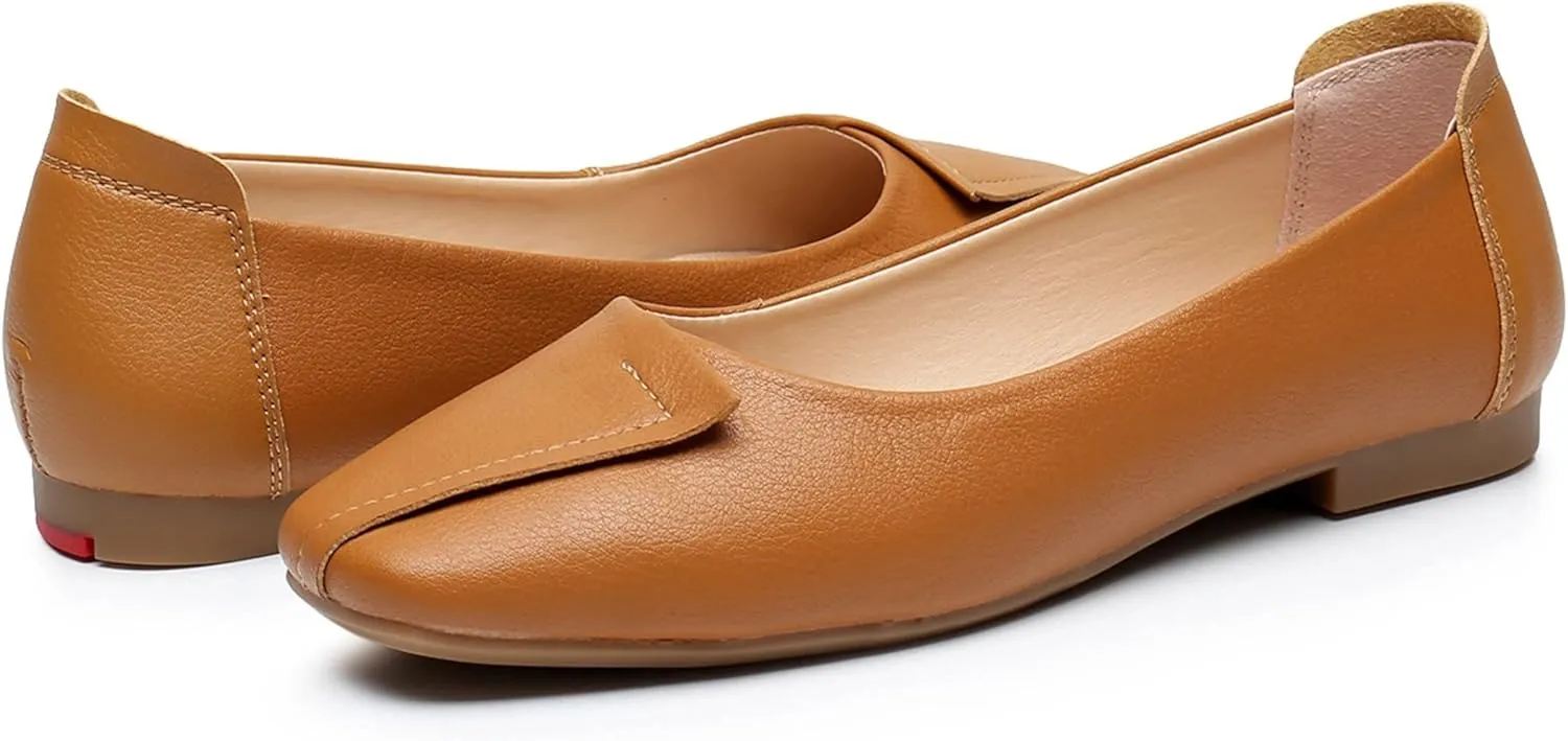 VenusCelia Women's Plain Dance Flat Shoe