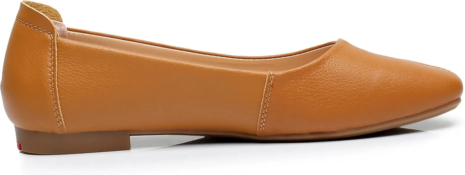 VenusCelia Women's Plain Dance Flat Shoe