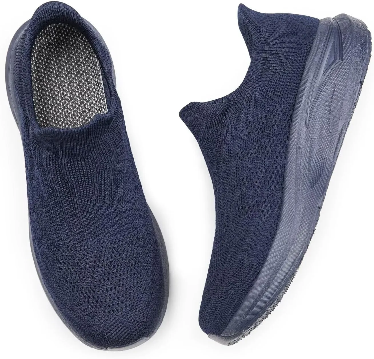 vibdiv Slip-on Walking Shoes Women Barefoot Barefoot Sock Sneakers Flat Casual Lightweight Comfortable Breathable Laceless