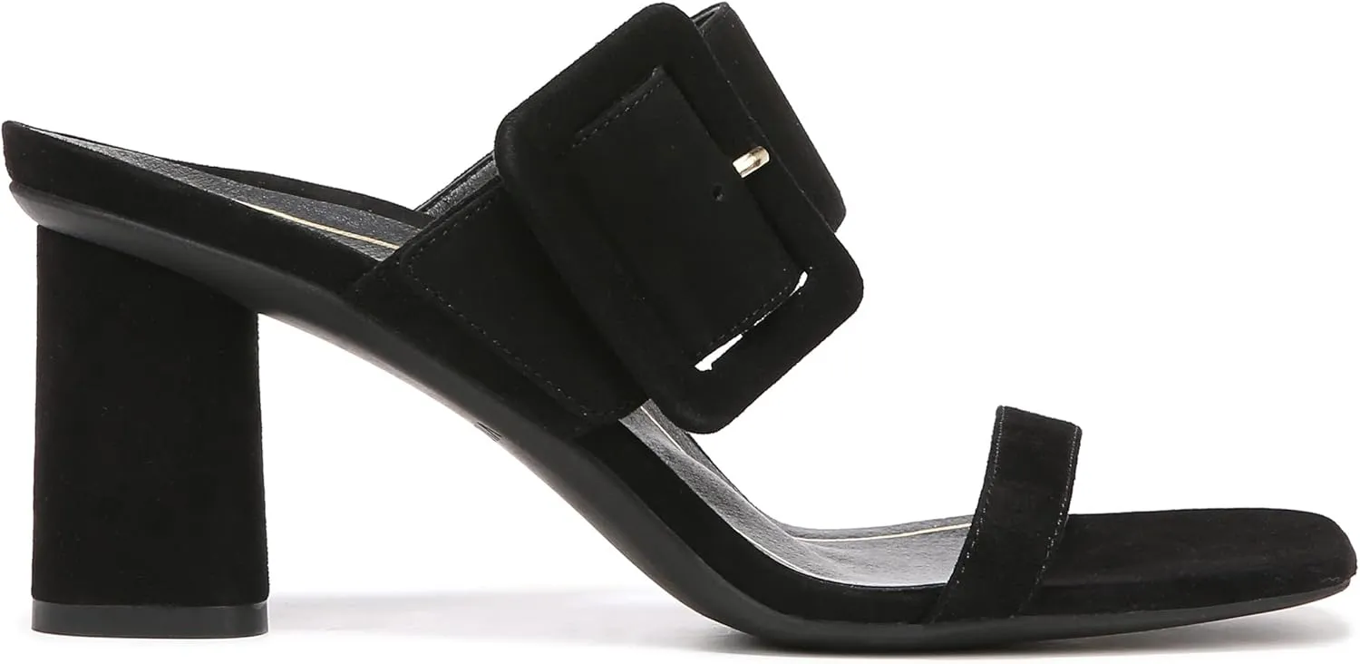 Vionic Women's Garnet Brookell Round Heel Mule - Supportive Adjustable Strap Sandals That Includes an Orthotic Insole and Cushioned Outsole for Arch Support, Medium Fit, Sizes 5-11