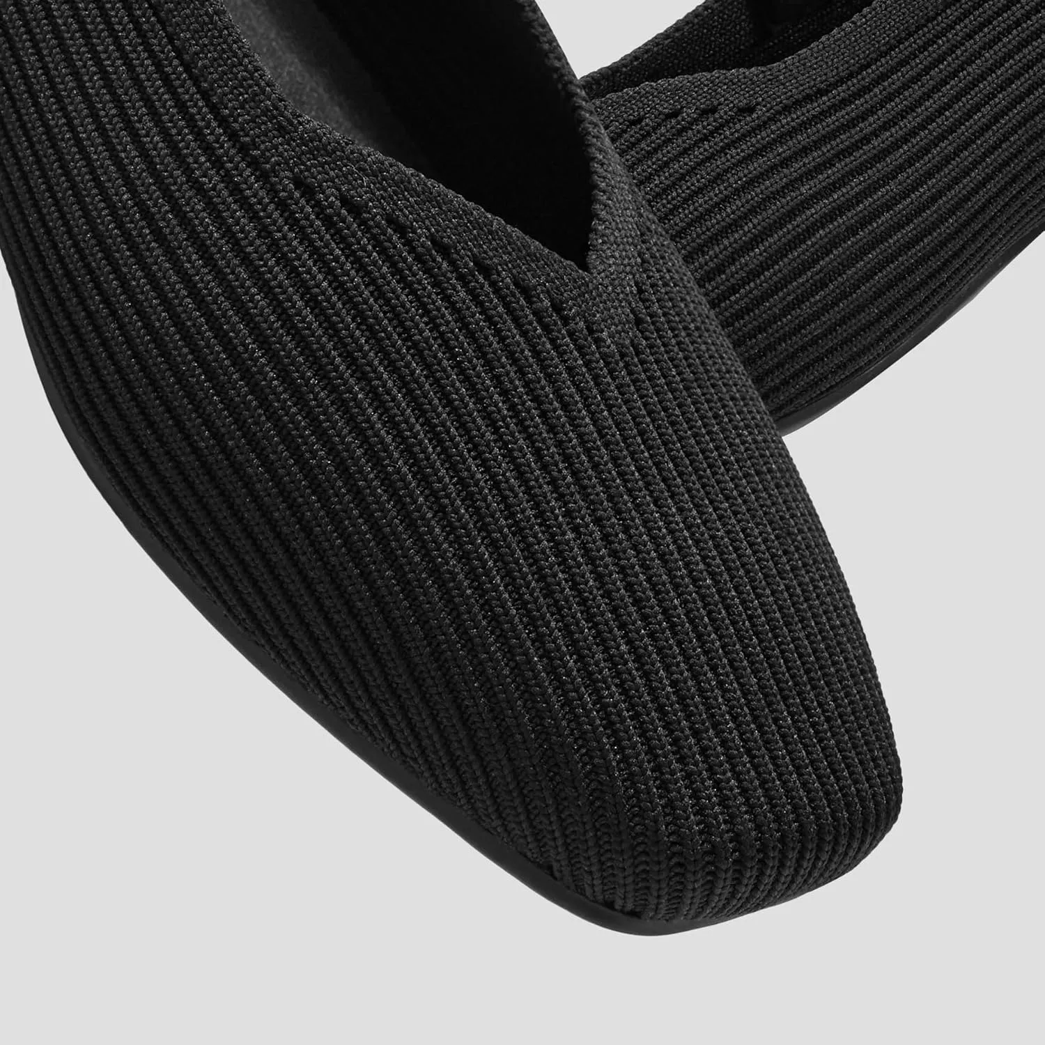 VIVAIA Margot Mary Jane Women Flat Shoes Comfortable for Work with Arch Support Slip on Square-Toe Washable Shoes