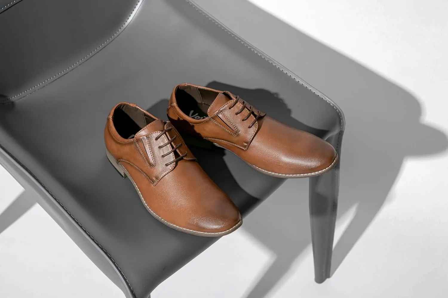 Vostey Men's Dress Shoes Formal Oxford Shoes Classic Lace Up Derby Shoes