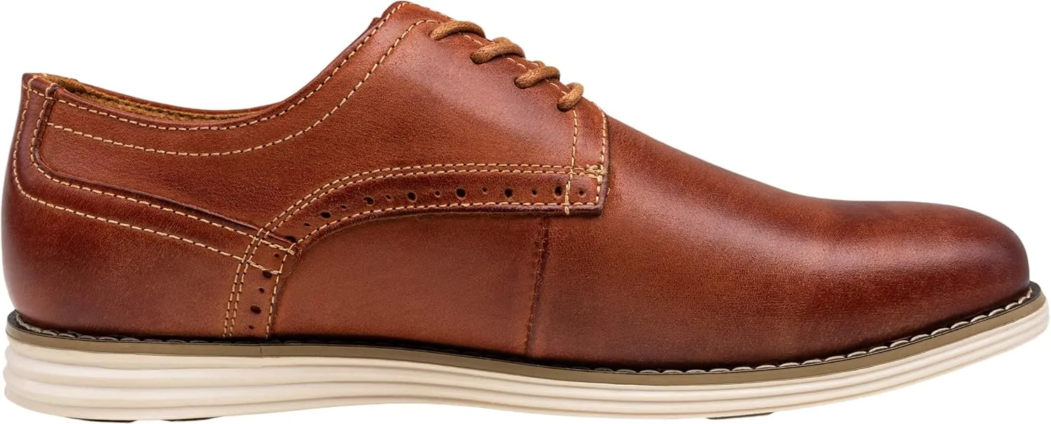 Vostey Men's Dress Shoes Leather Casual Dress Shoes for Men Leather Business Oxford Shoes for Men