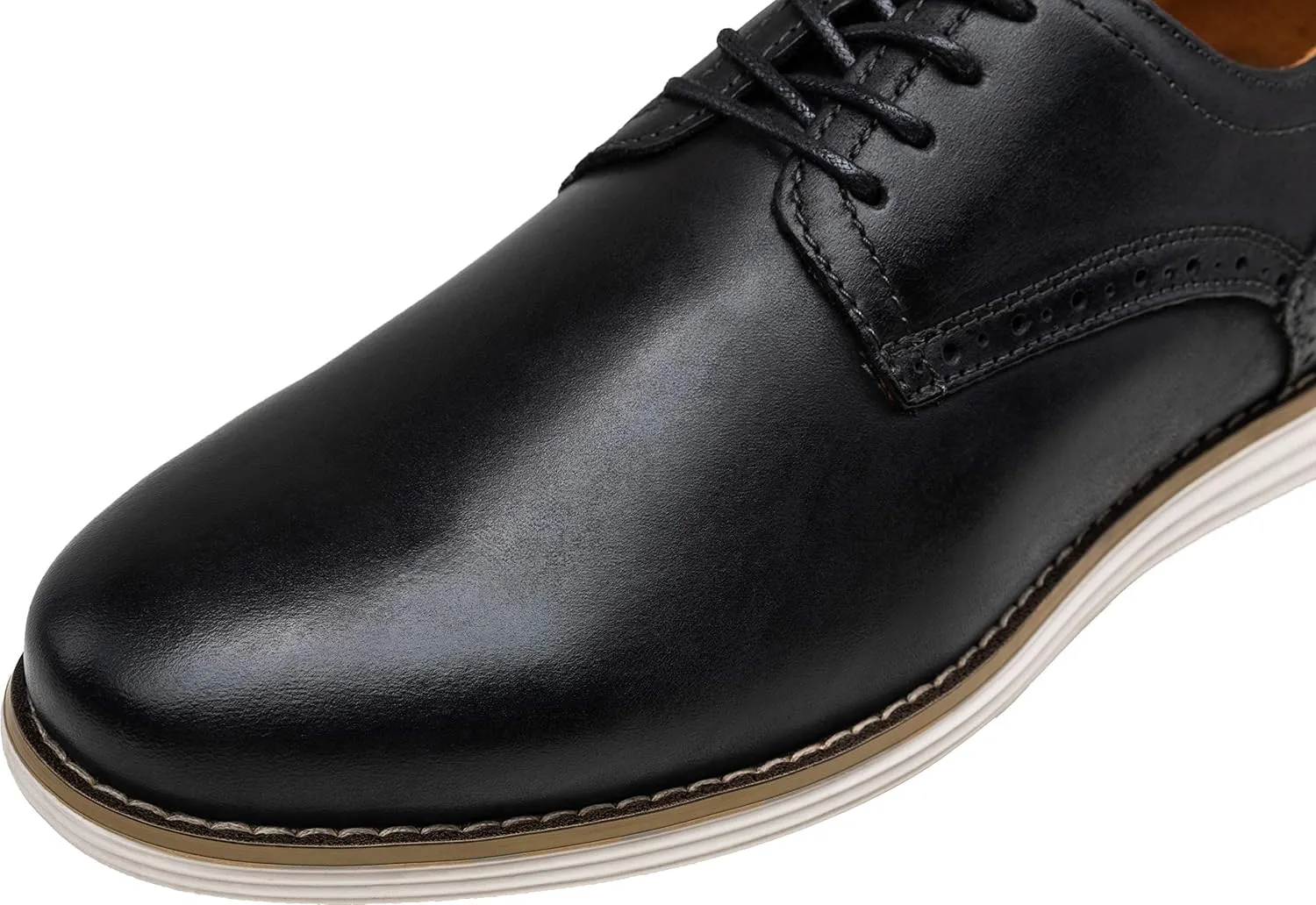 Vostey Men's Dress Shoes Leather Casual Dress Shoes for Men Leather Business Oxford Shoes for Men