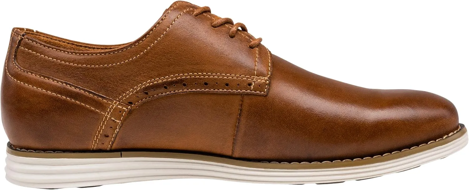 Vostey Men's Dress Shoes Leather Casual Dress Shoes for Men Leather Business Oxford Shoes for Men