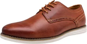 Vostey Men's Dress Shoes Leather Casual Dress Shoes for Men Leather Business Oxford Shoes for Men