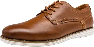 Vostey Men's Dress Shoes Leather Casual Dress Shoes for Men Leather Business Oxford Shoes for Men