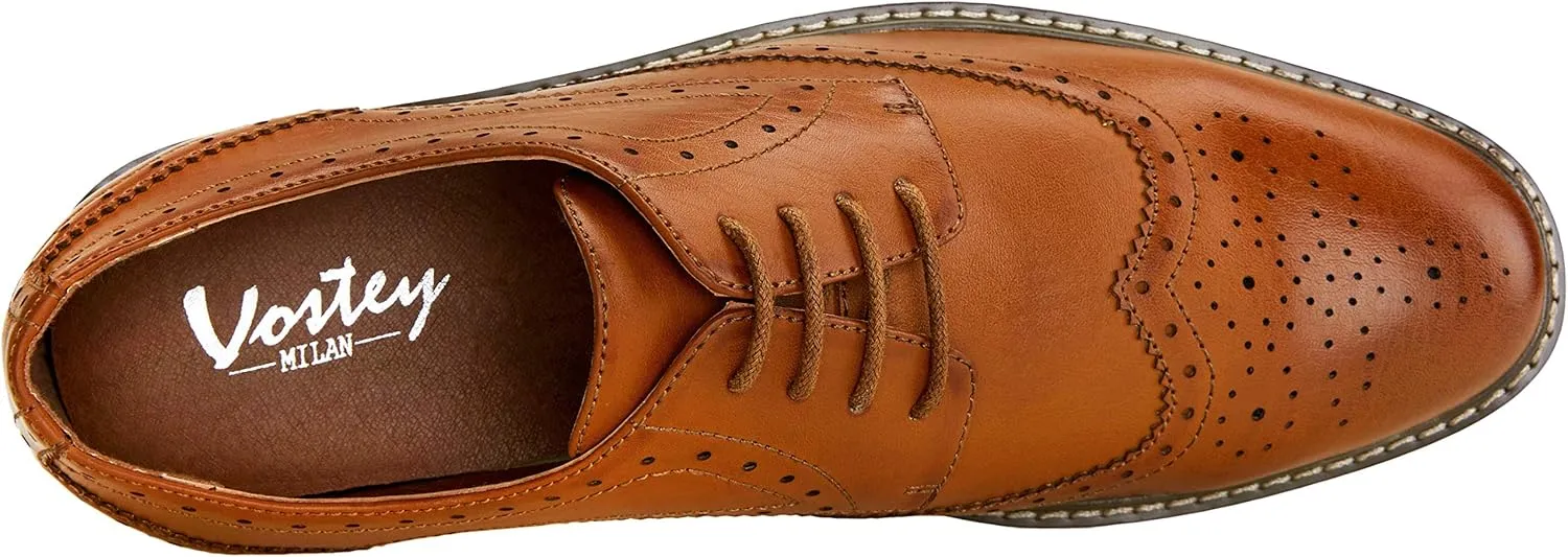 Vostey Men's Dress Shoes Oxford Shoes Formal Dress Shoes for Men Business Derby Shoes
