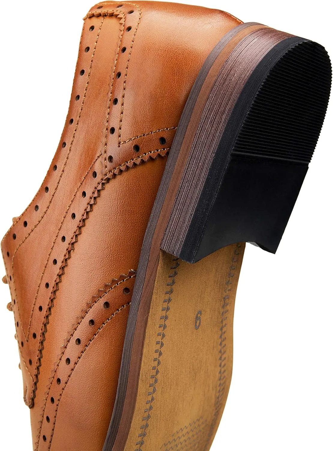 Vostey Men's Dress Shoes Oxford Shoes Formal Dress Shoes for Men Business Derby Shoes