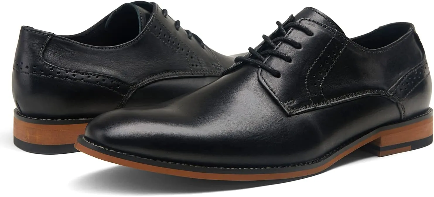 Vostey Men's Dress Shoes Oxford Shoes Formal Dress Shoes for Men Business Derby Shoes