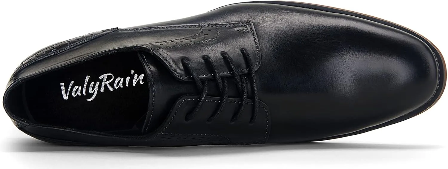 Vostey Men's Dress Shoes Oxford Shoes Formal Dress Shoes for Men Business Derby Shoes